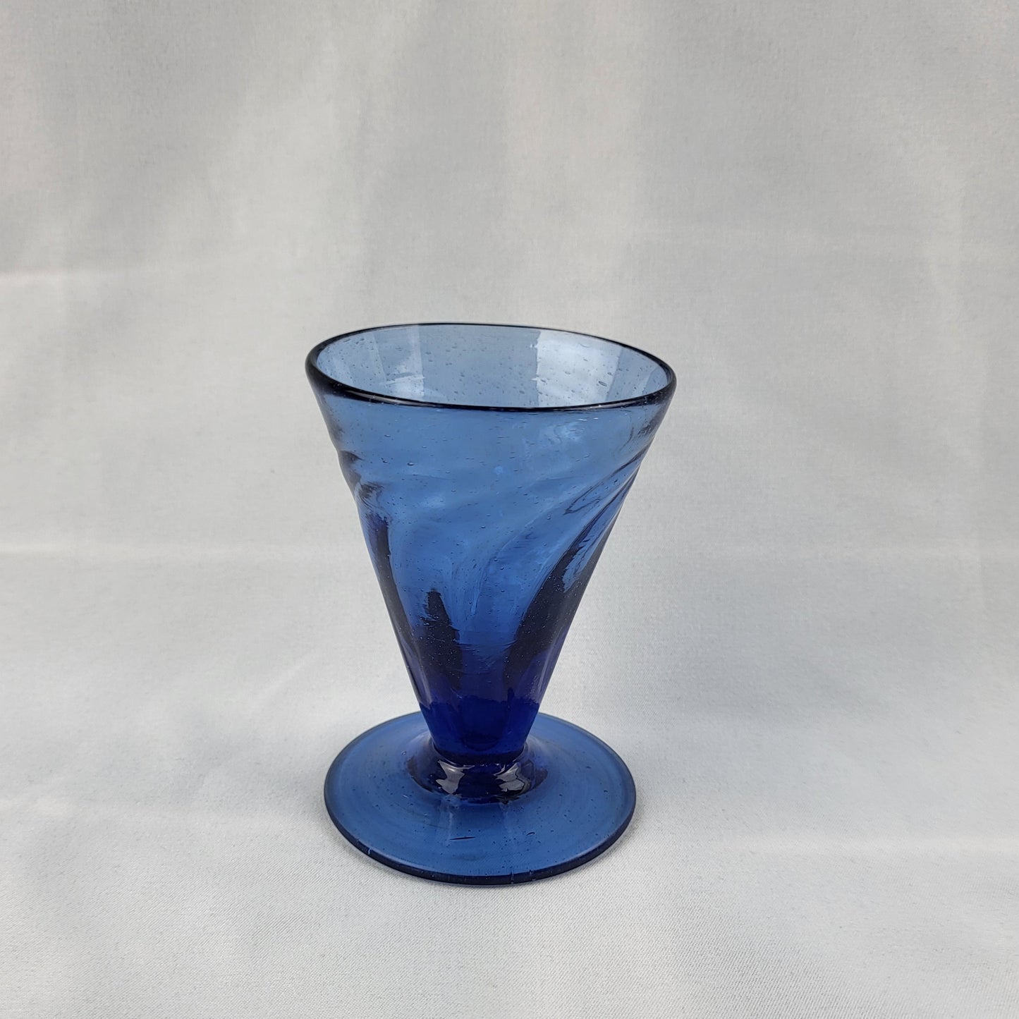 Handblown Wee Goblets - Cobalt Glass