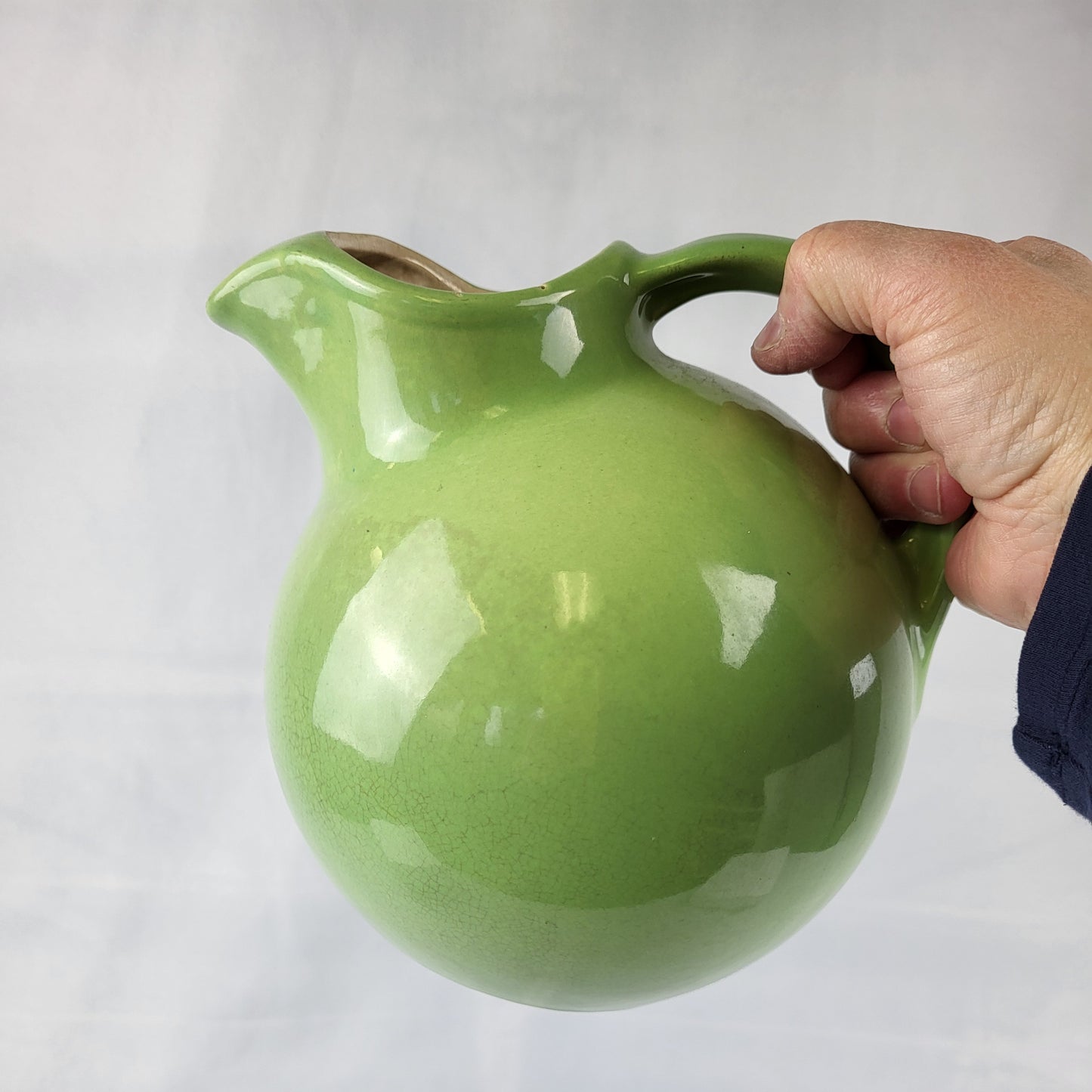 Green Pitcher - Vintage -  Red Wing Pottery