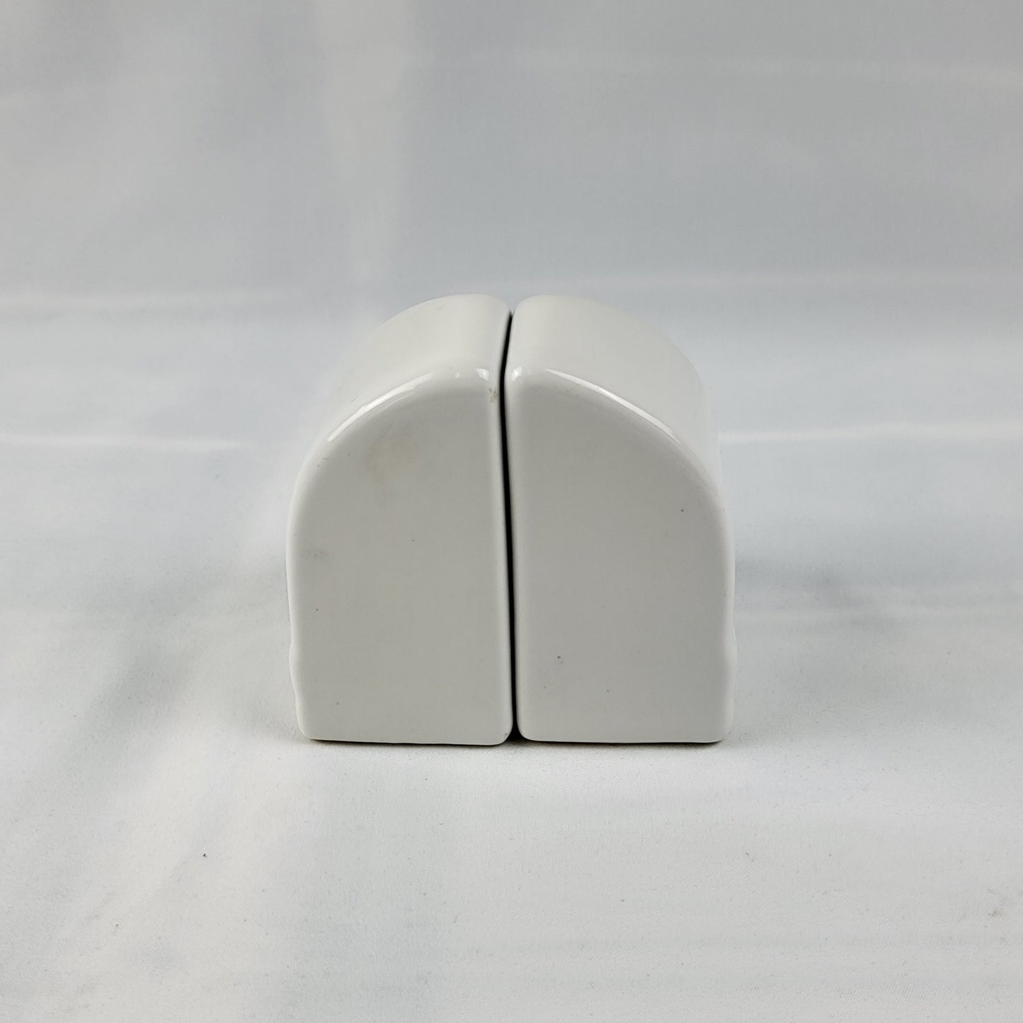 Art Deco Salt and Pepper Shakers - white