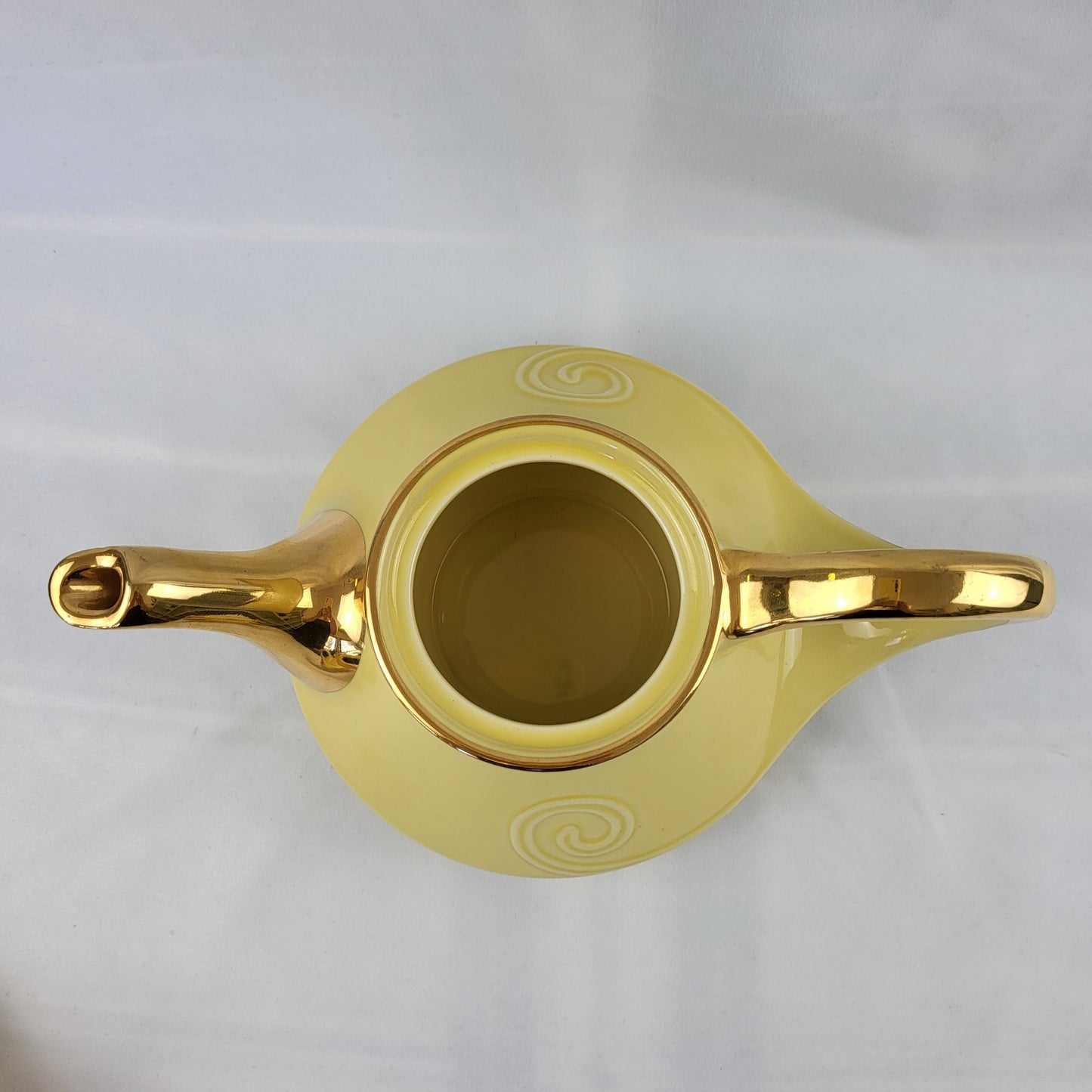 Teapot Set - Yellow and Gold