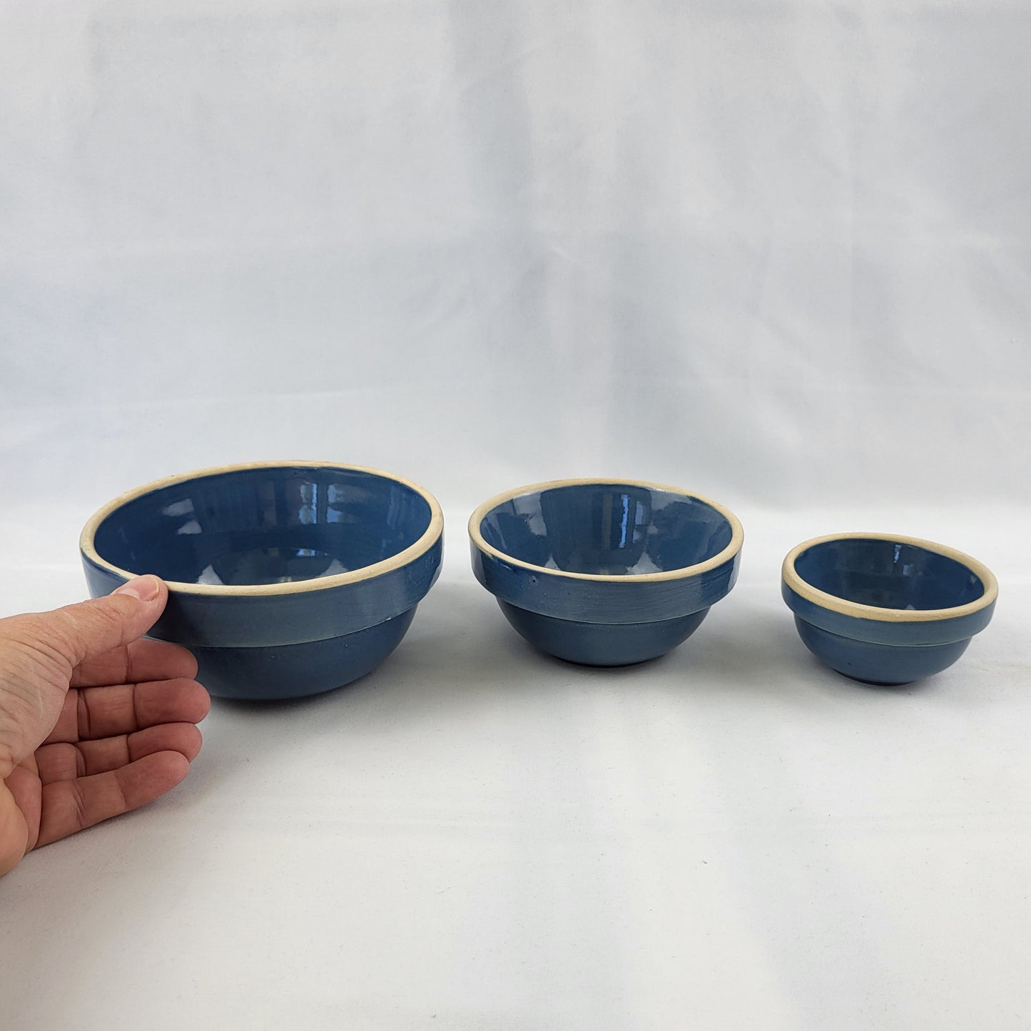 Blue Nesting Bowls by American General